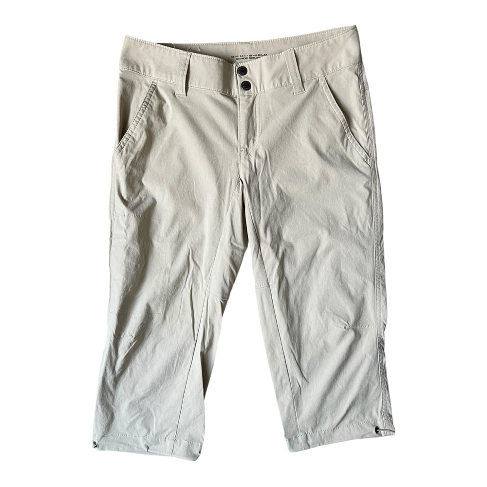 Columbia Cream Omni-Shield Capri Pants Women’s Size 2